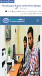 Mobile Screenshot of globalmedtranscriptions.com